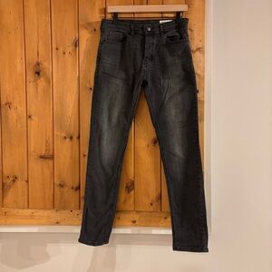 Denim&Co Men's Charcoal Slim Jeans